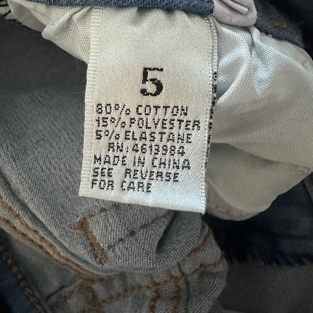 UWD Juniors/Women’s Y2K Ripped Denim Skinny Jeans size 5 - Picture 8 of 8
